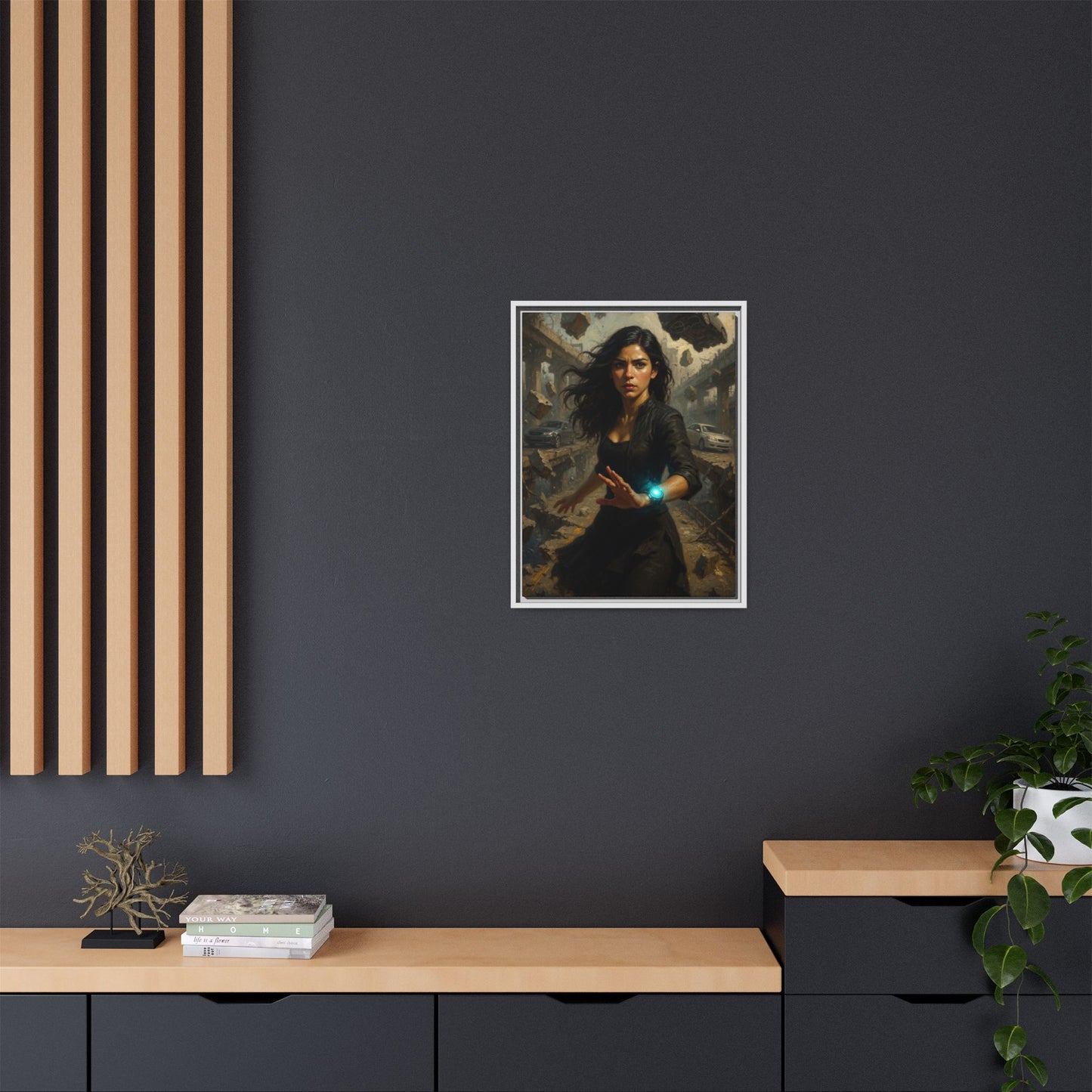 Reality 2256 – The Fracture | Framed Canvas