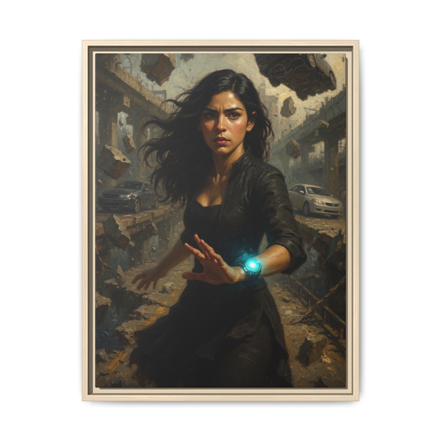 Reality 2256 – The Fracture | Framed Canvas