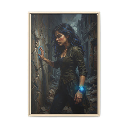 Reality 2256 – Echoes In The Stone | Framed Canvas