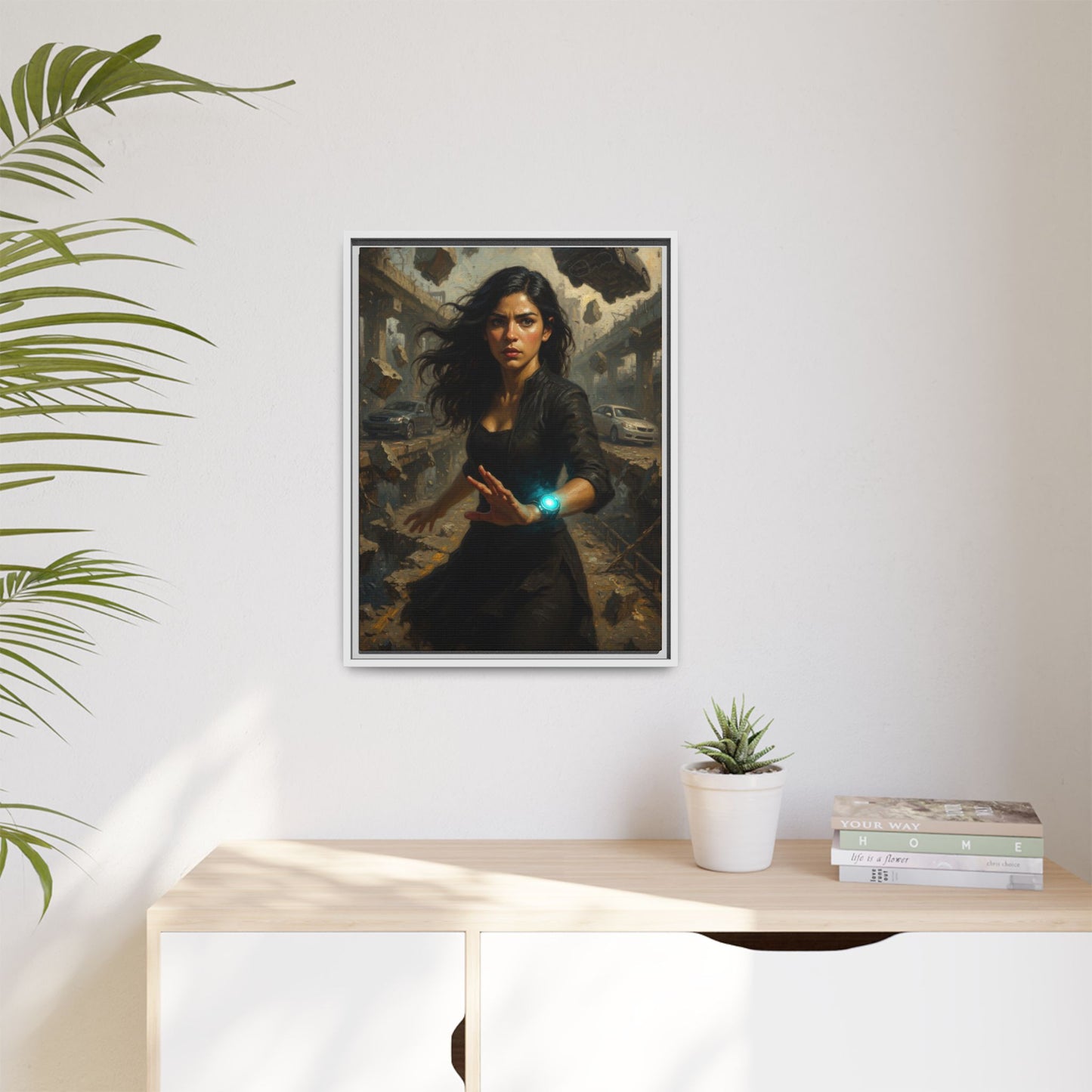 Reality 2256 – The Fracture | Framed Canvas