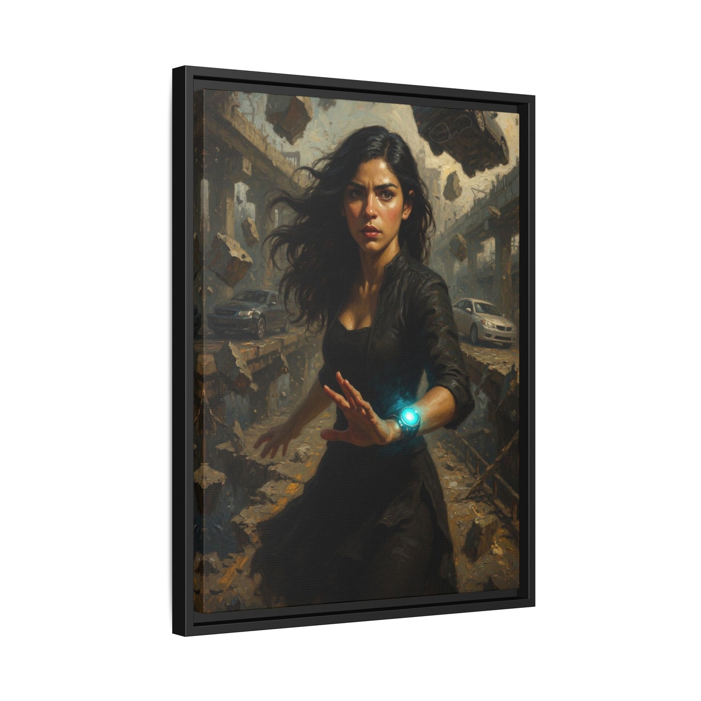 Reality 2256 – The Fracture | Framed Canvas