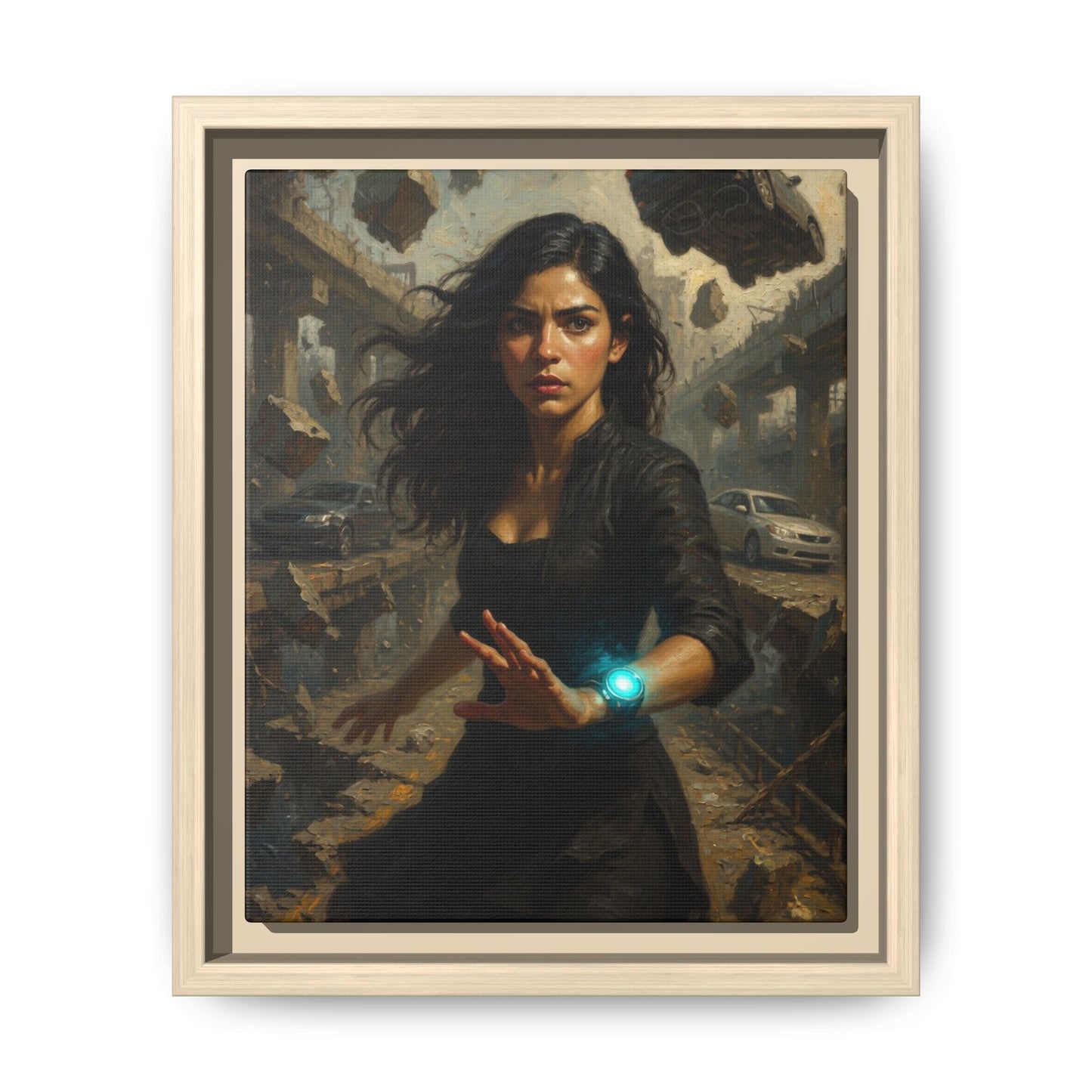 Reality 2256 – The Fracture | Framed Canvas