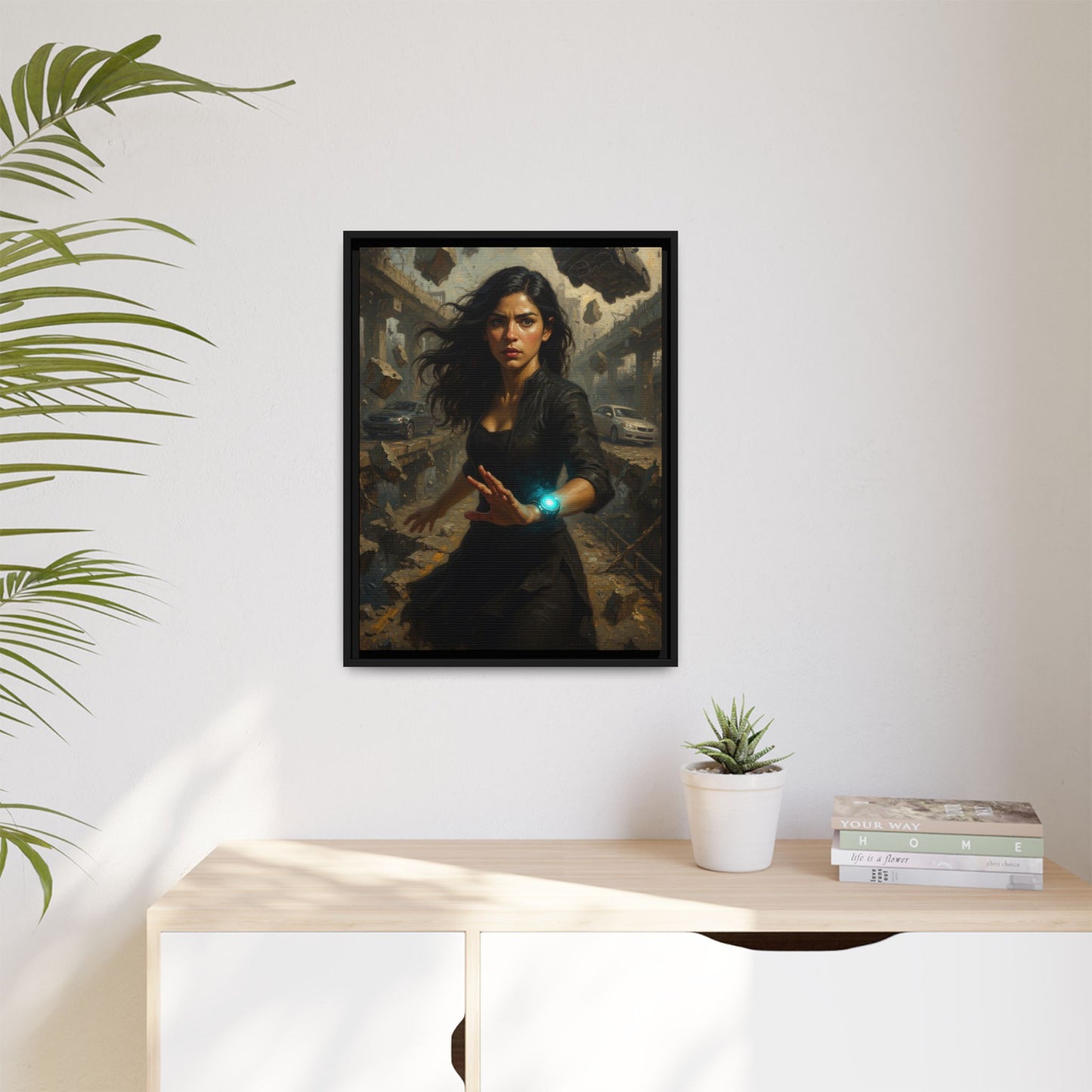 Reality 2256 – The Fracture | Framed Canvas