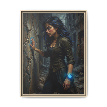 Reality 2256 – Echoes In The Stone | Framed Canvas