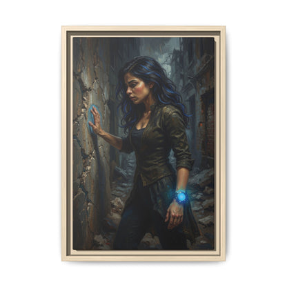 Reality 2256 – Echoes In The Stone | Framed Canvas