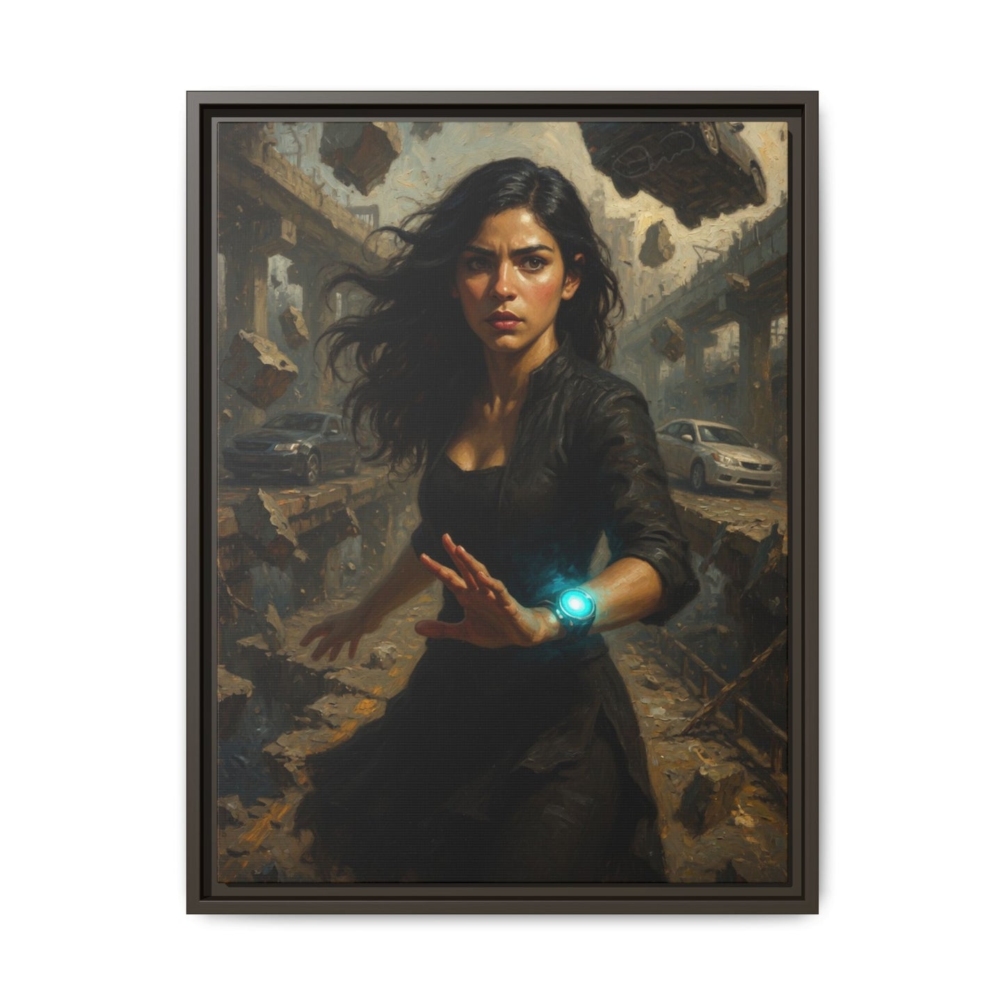 Reality 2256 – The Fracture | Framed Canvas