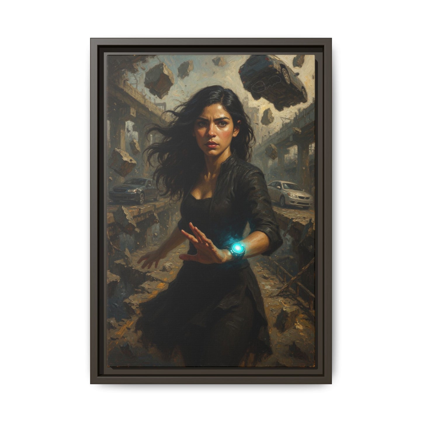 Reality 2256 – The Fracture | Framed Canvas