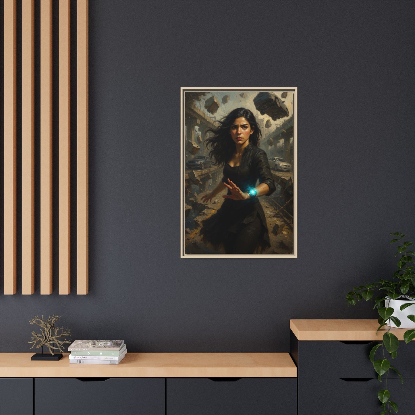 Reality 2256 – The Fracture | Framed Canvas