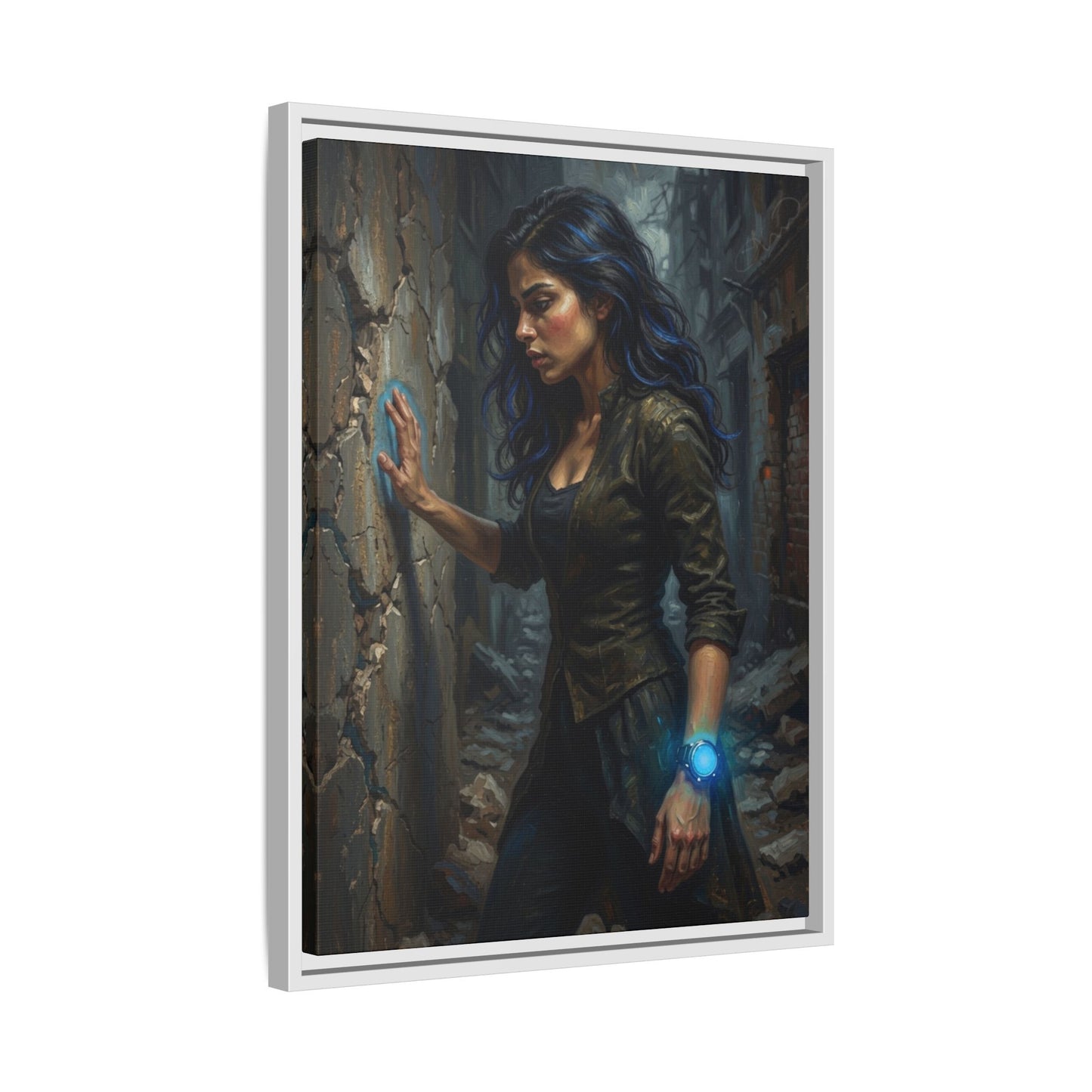 Reality 2256 – Echoes In The Stone | Framed Canvas