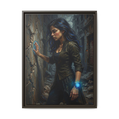 Reality 2256 – Echoes In The Stone | Framed Canvas