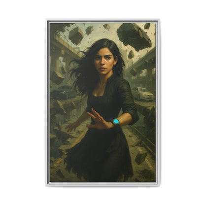 Reality 2256: The Fracture – Framed Canvas