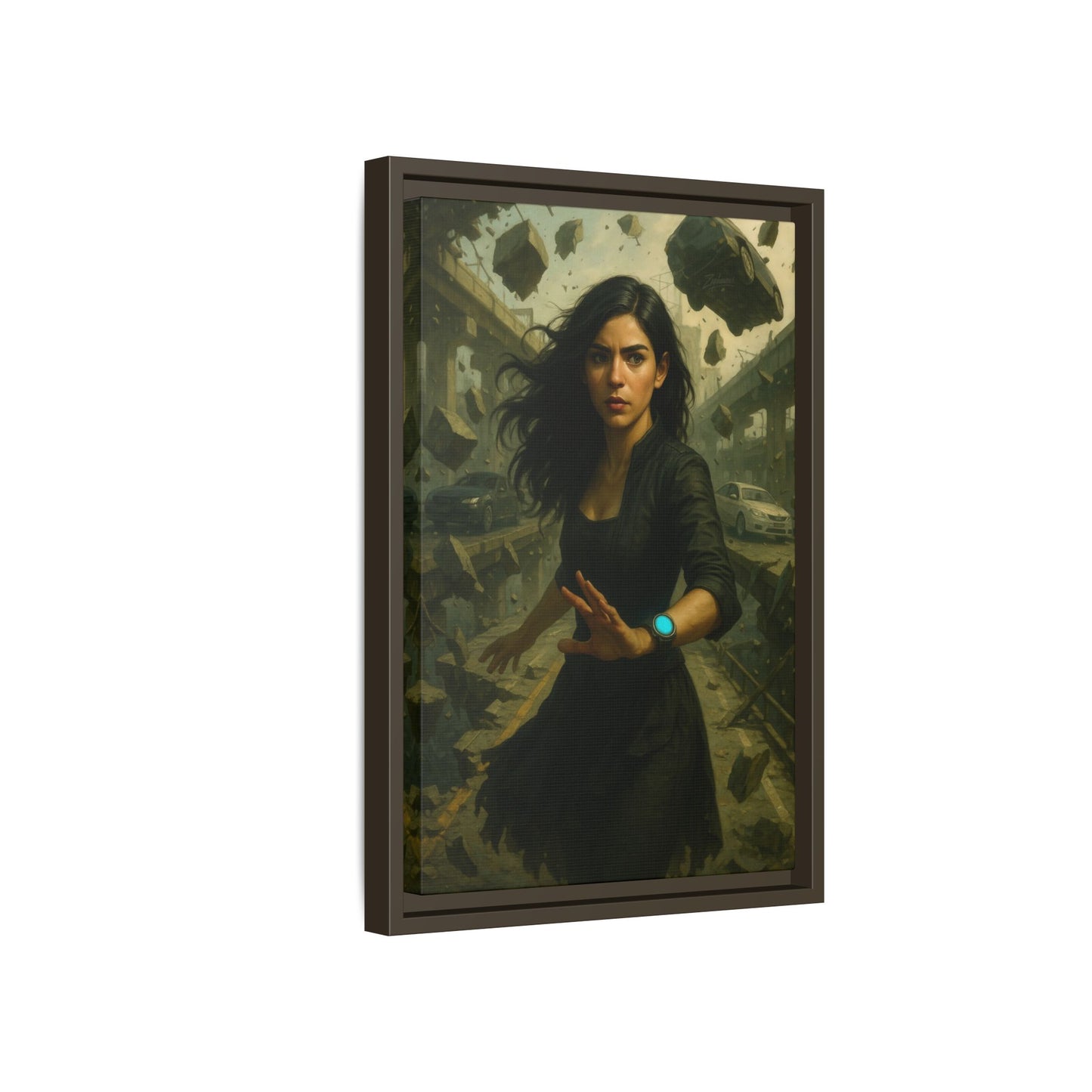 Reality 2256: The Fracture – Framed Canvas