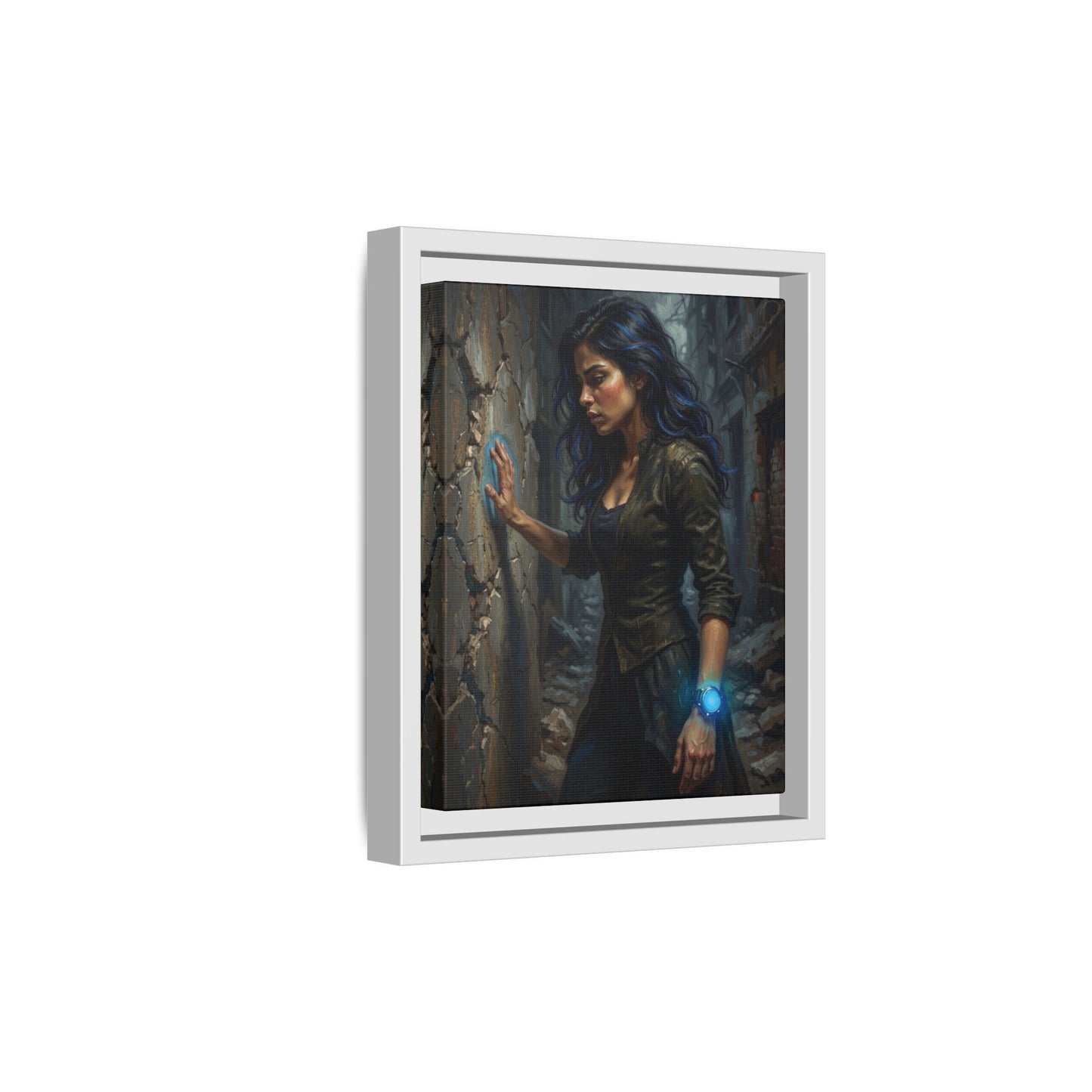Reality 2256 – Echoes In The Stone | Framed Canvas
