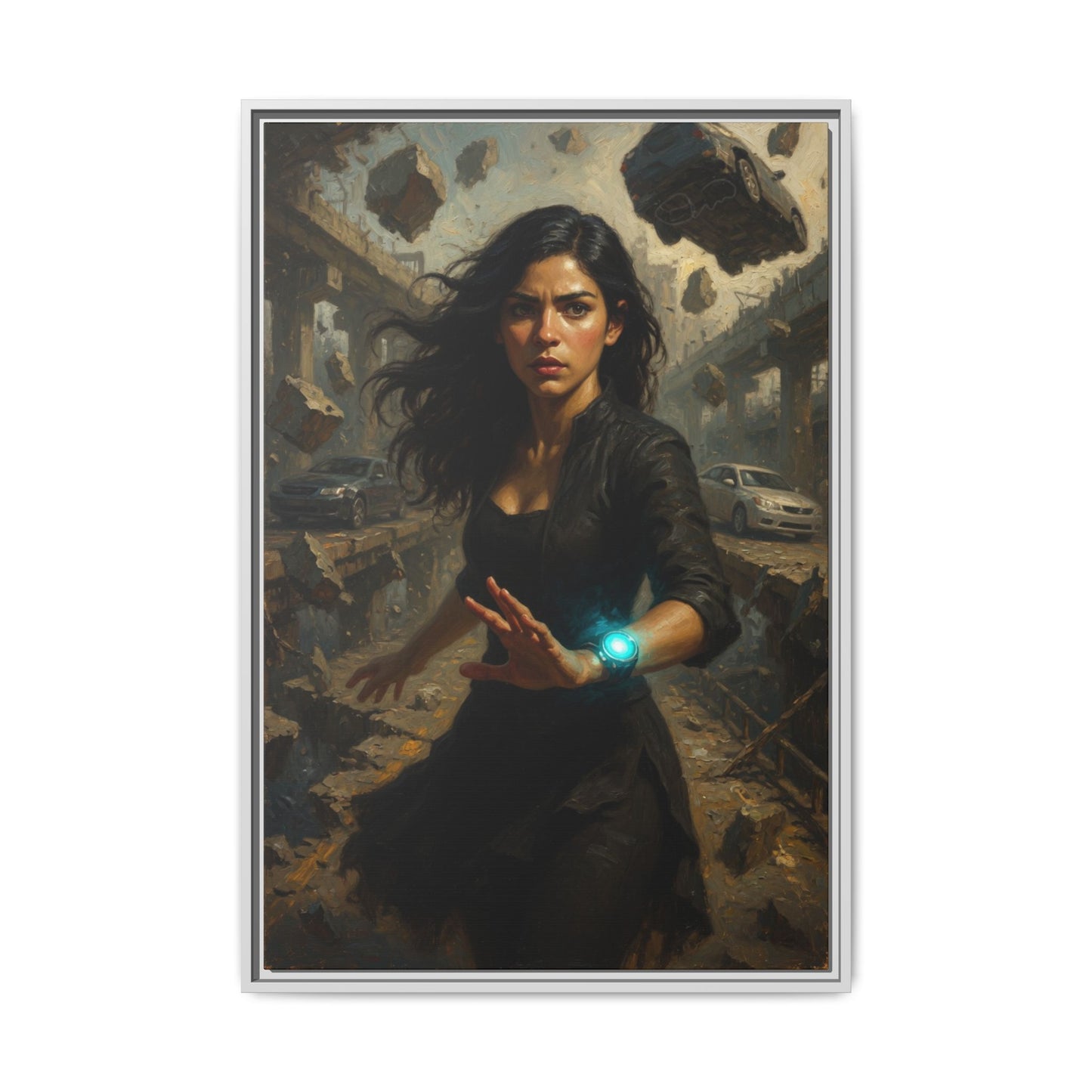 Reality 2256 – The Fracture | Framed Canvas