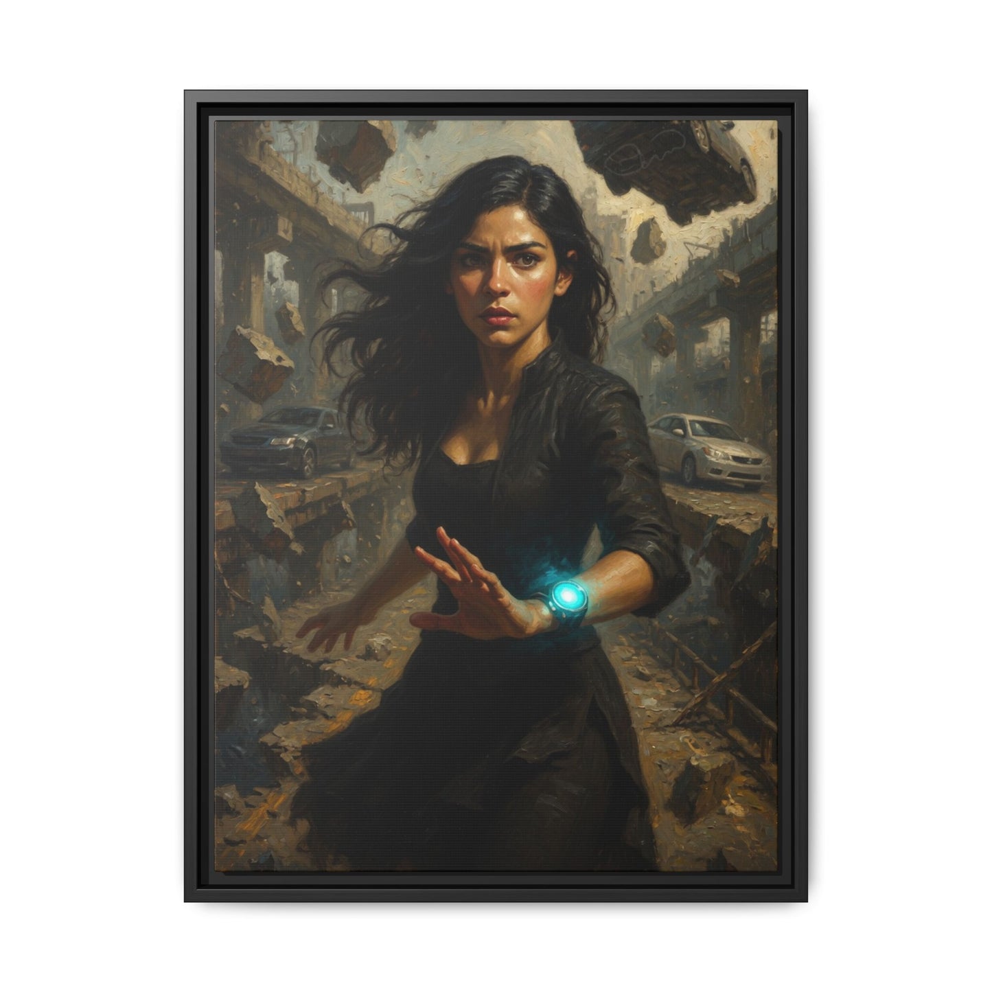 Reality 2256 – The Fracture | Framed Canvas