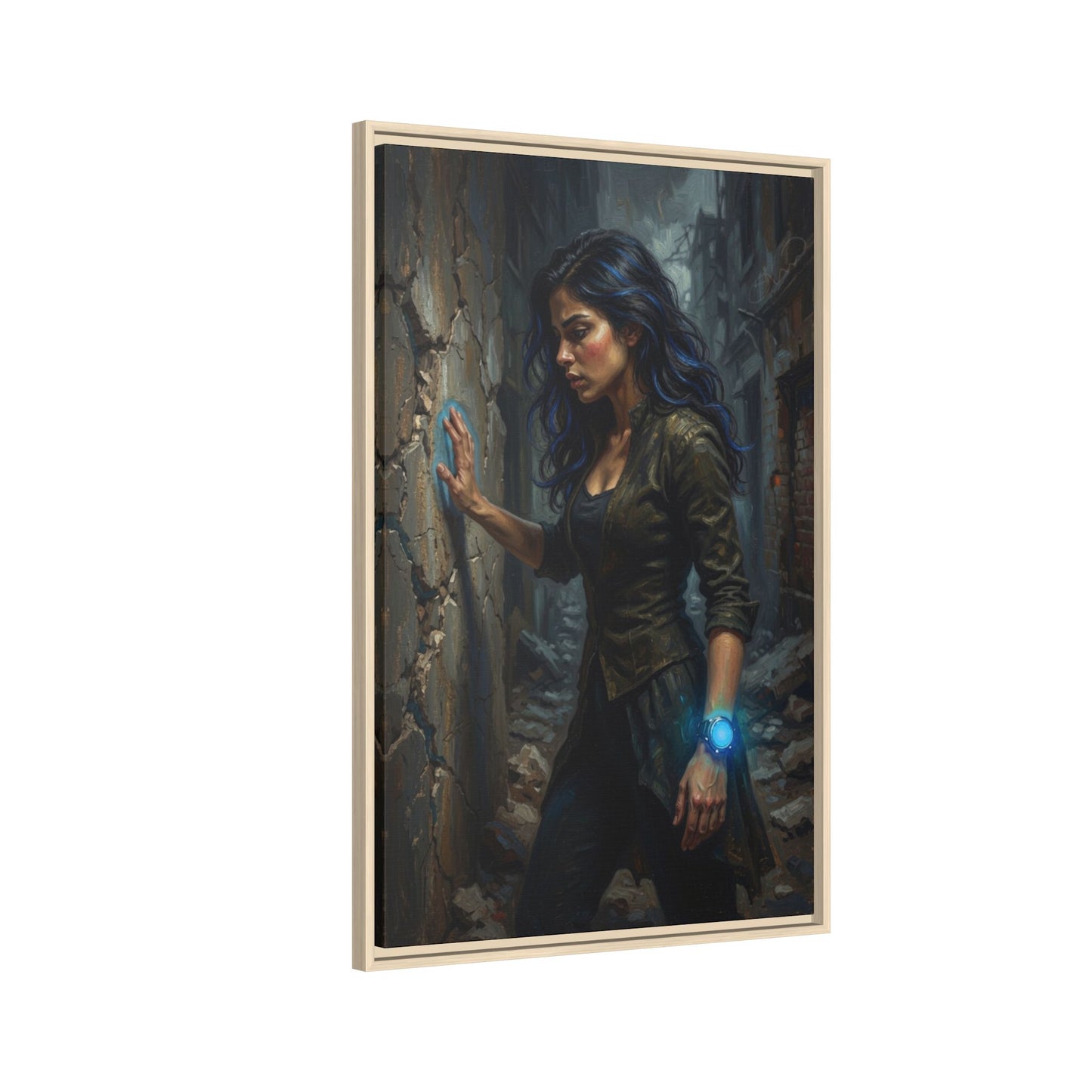 Reality 2256 – Echoes In The Stone | Framed Canvas
