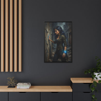 Reality 2256 – Echoes In The Stone | Framed Canvas