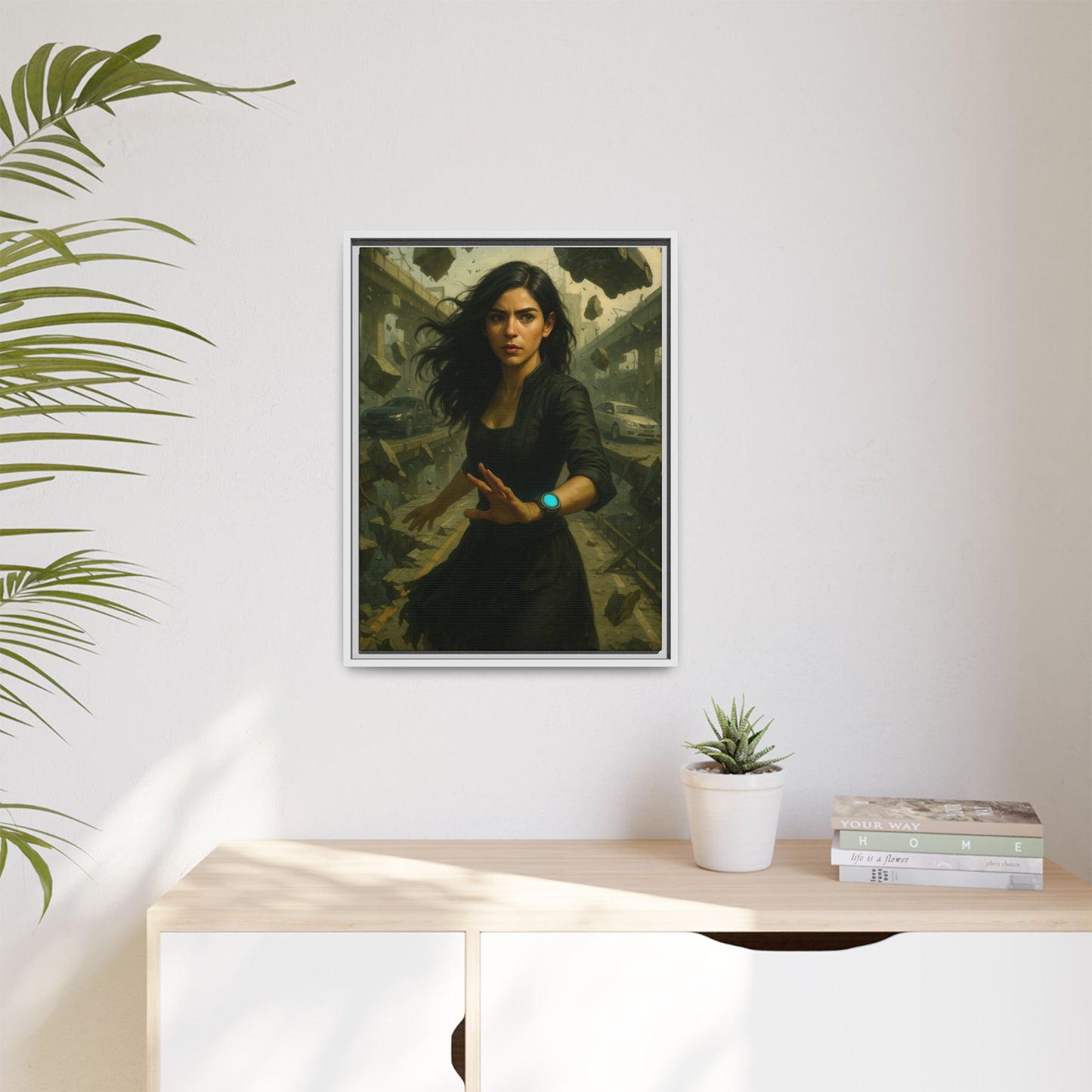 Reality 2256: The Fracture – Framed Canvas