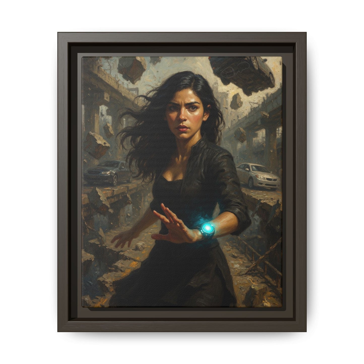 Reality 2256 – The Fracture | Framed Canvas