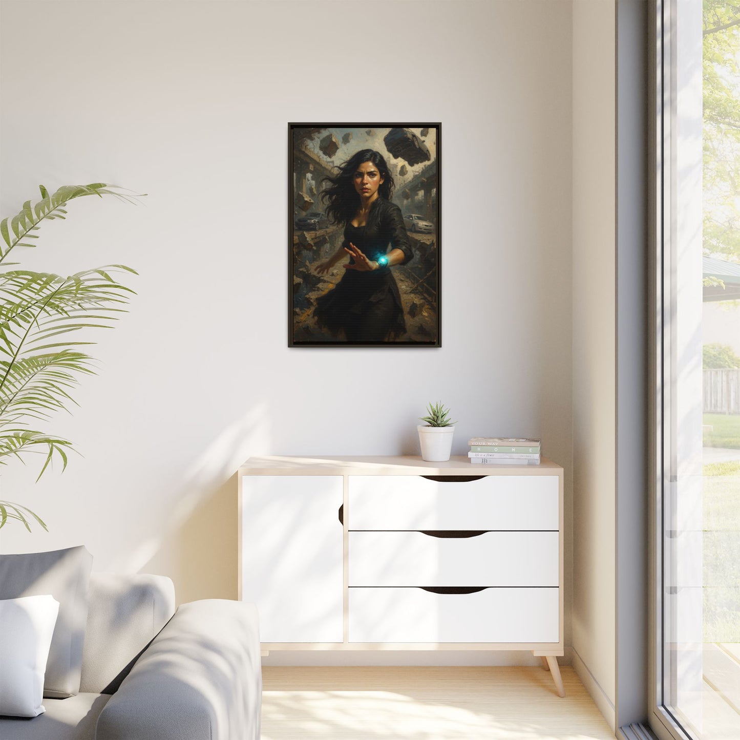 Reality 2256 – The Fracture | Framed Canvas