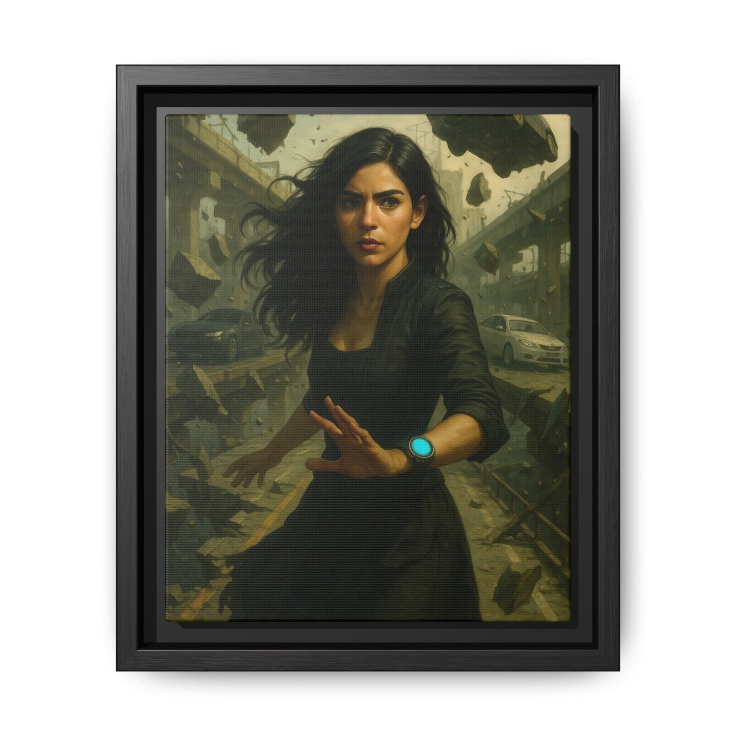 Reality 2256: The Fracture – Framed Canvas