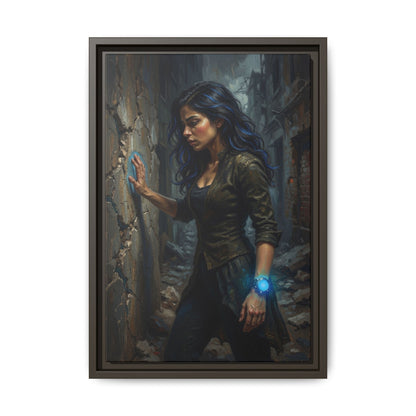 Reality 2256 – Echoes In The Stone | Framed Canvas
