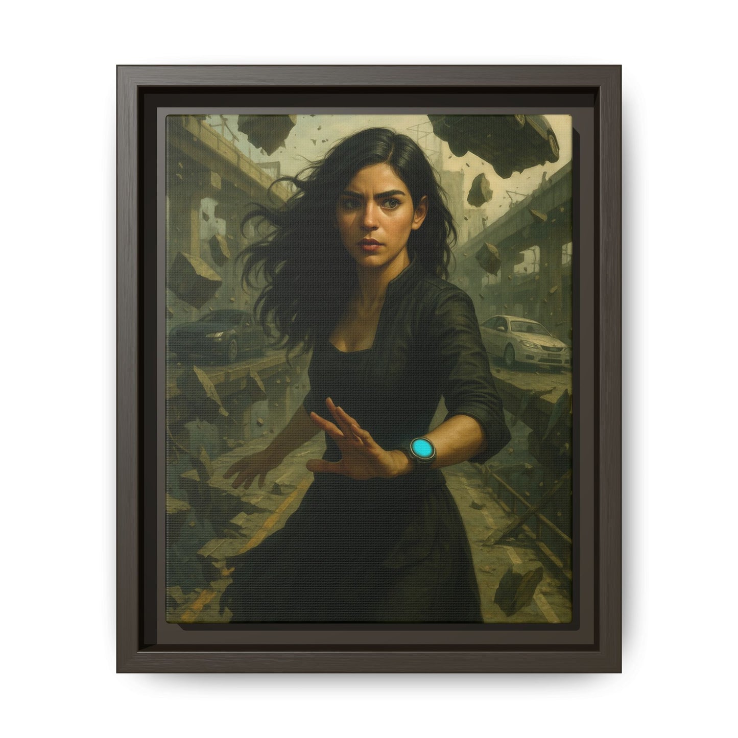 Reality 2256: The Fracture – Framed Canvas
