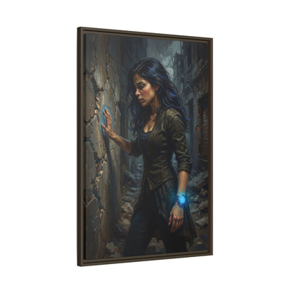Reality 2256 – Echoes In The Stone | Framed Canvas