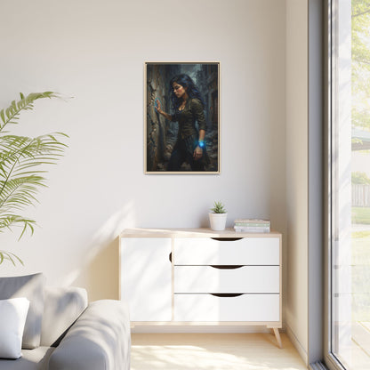 Reality 2256 – Echoes In The Stone | Framed Canvas