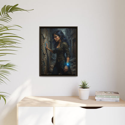 Reality 2256 – Echoes In The Stone | Framed Canvas