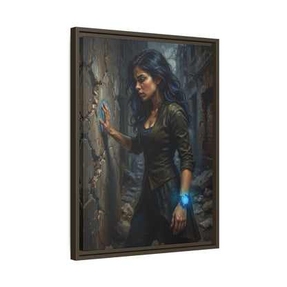 Reality 2256 – Echoes In The Stone | Framed Canvas