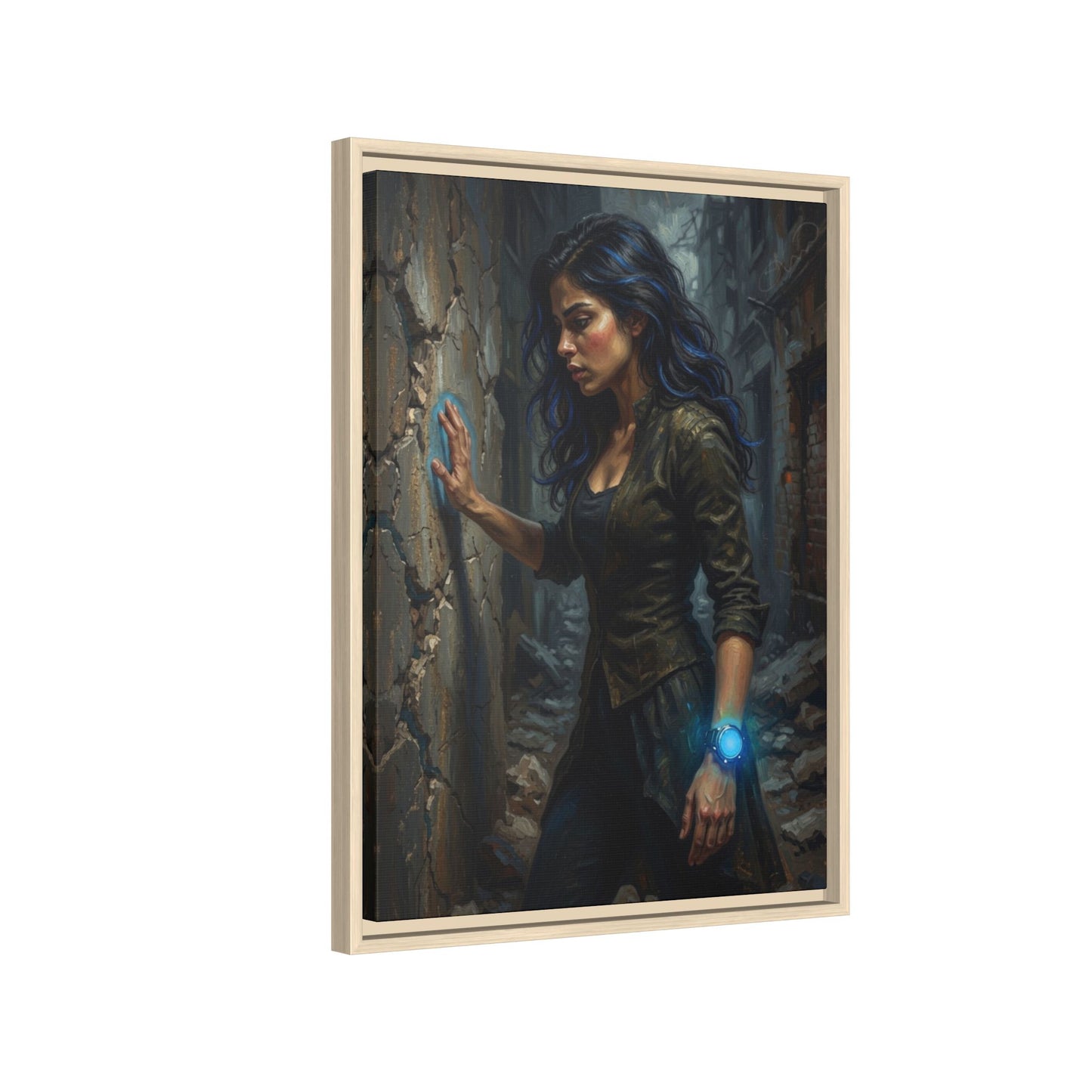 Reality 2256 – Echoes In The Stone | Framed Canvas