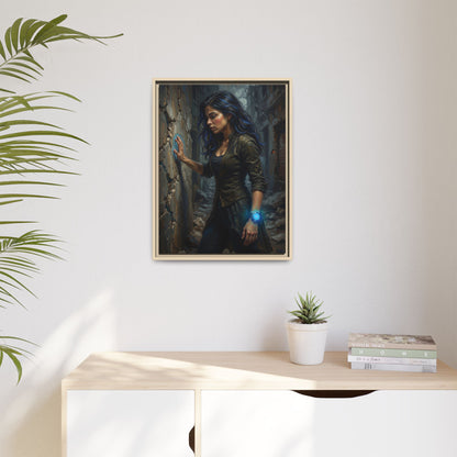 Reality 2256 – Echoes In The Stone | Framed Canvas