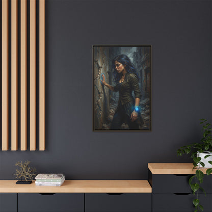 Reality 2256 – Echoes In The Stone | Framed Canvas