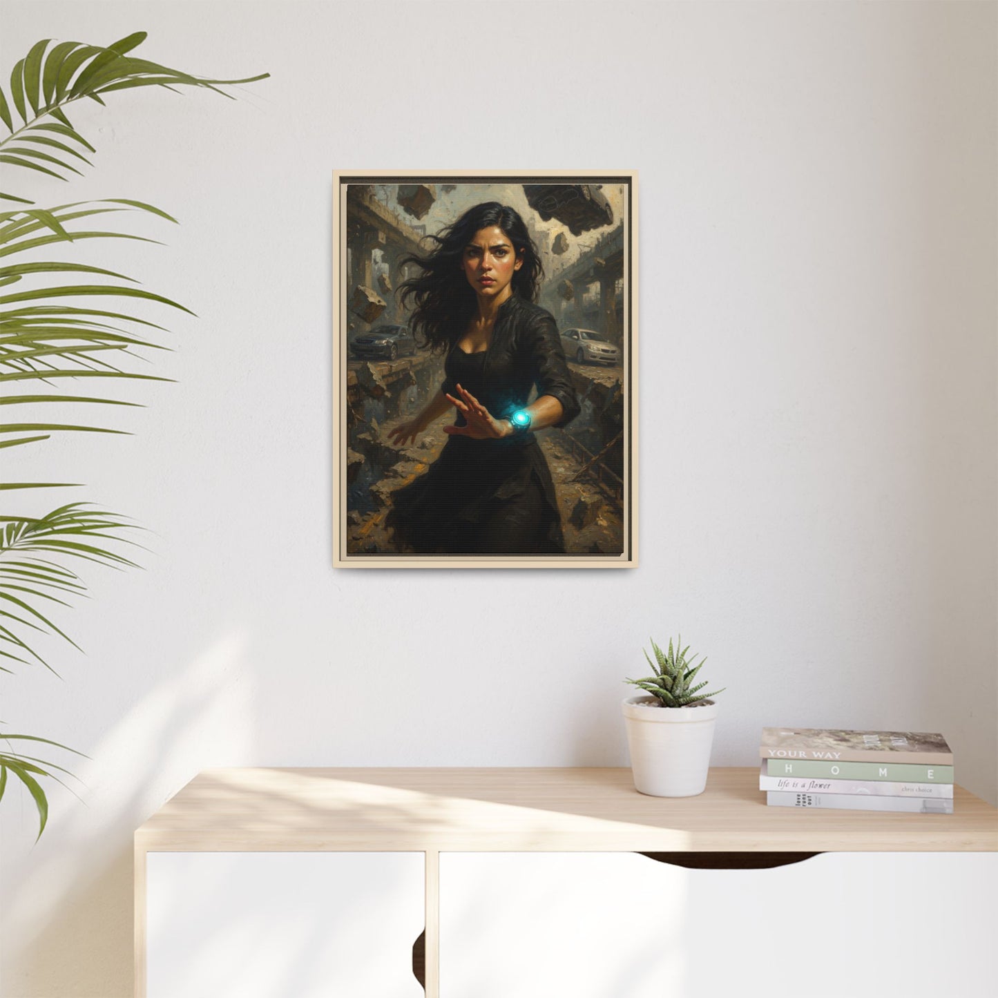 Reality 2256 – The Fracture | Framed Canvas