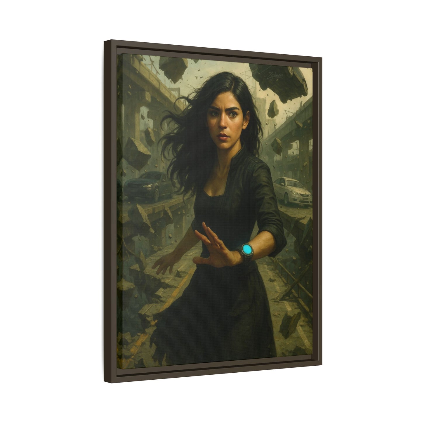 Reality 2256: The Fracture – Framed Canvas