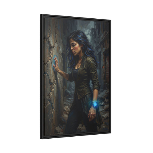 Reality 2256 – Echoes In The Stone | Framed Canvas