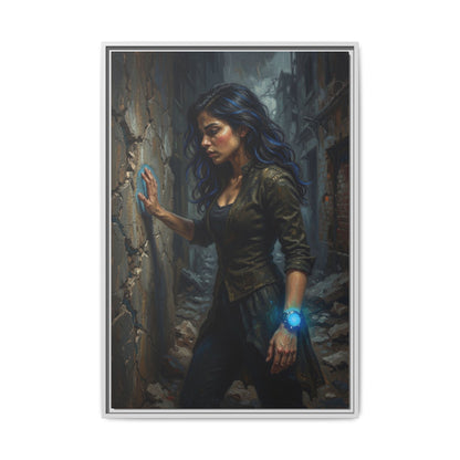 Reality 2256 – Echoes In The Stone | Framed Canvas