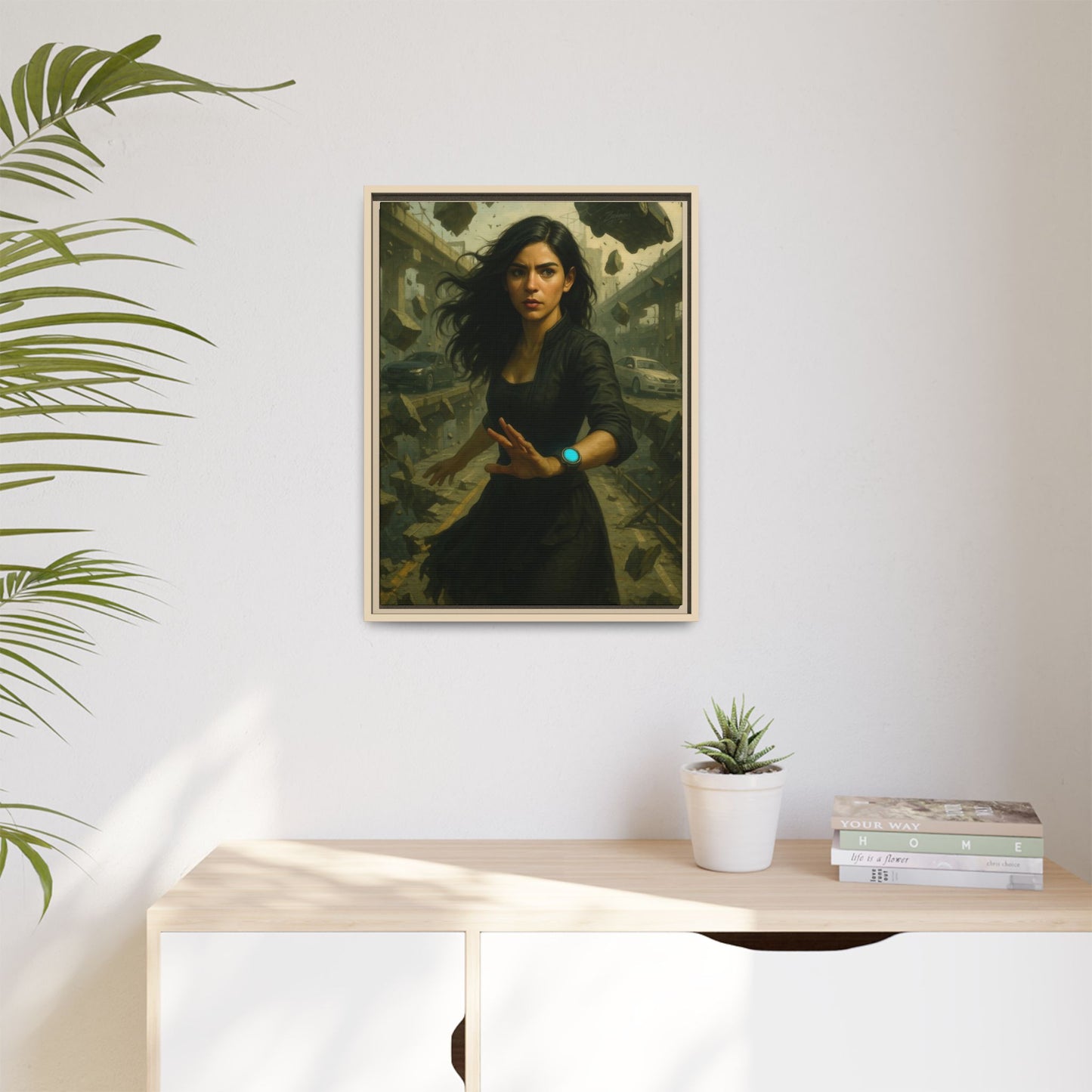 Reality 2256: The Fracture – Framed Canvas