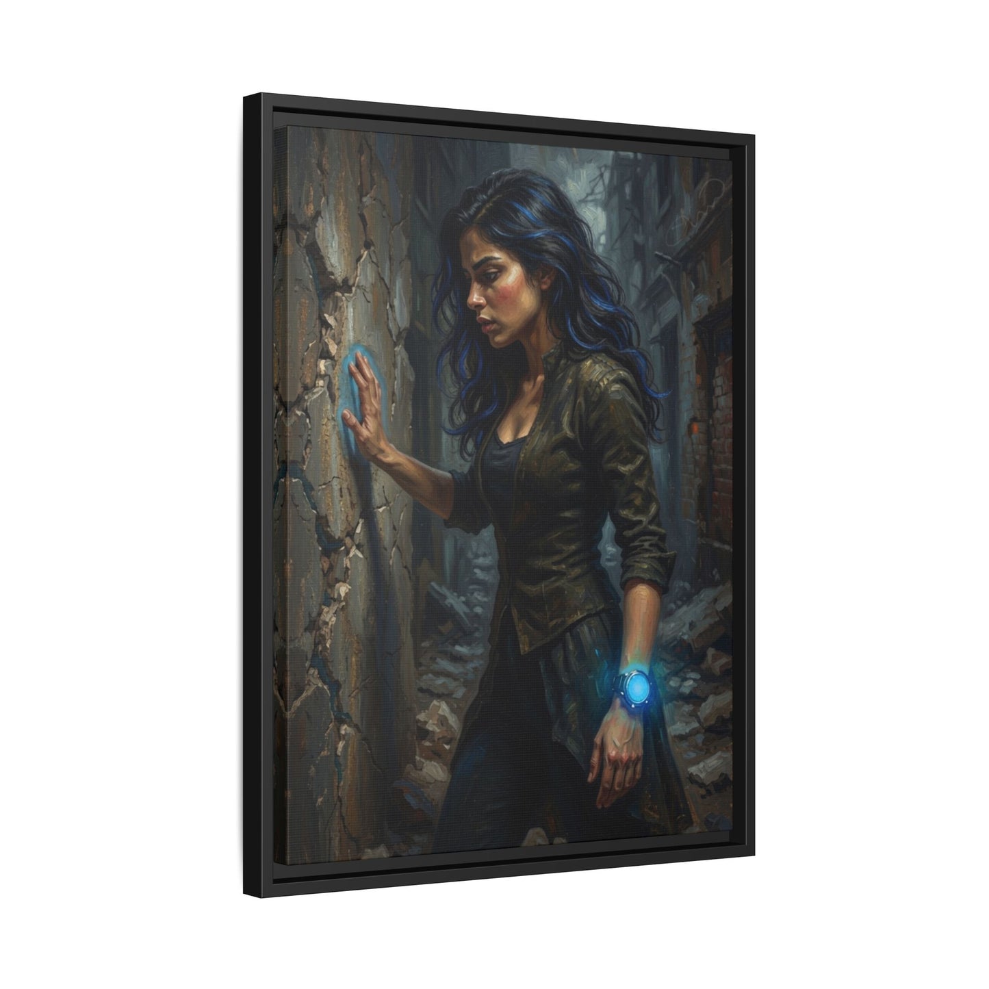 Reality 2256 – Echoes In The Stone | Framed Canvas