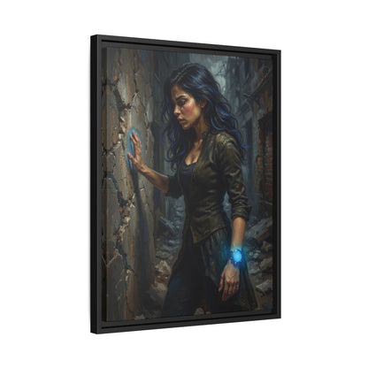 Reality 2256 – Echoes In The Stone | Framed Canvas