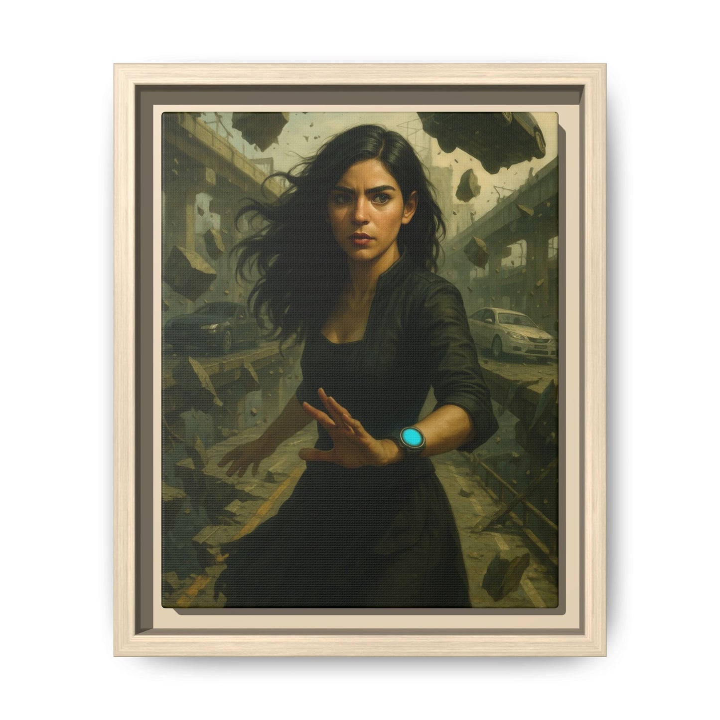 Reality 2256: The Fracture – Framed Canvas
