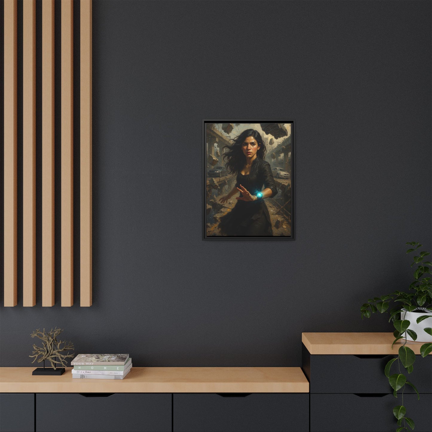 Reality 2256 – The Fracture | Framed Canvas