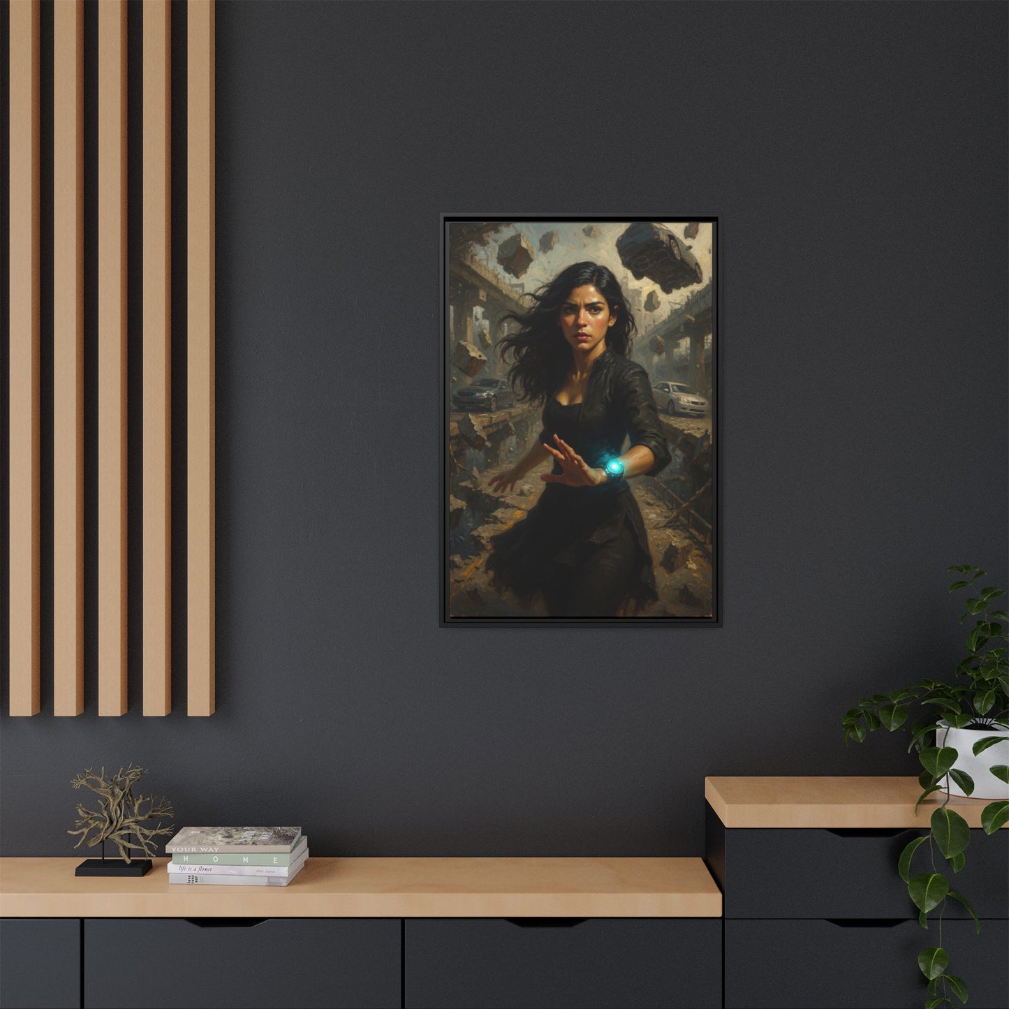 Reality 2256 – The Fracture | Framed Canvas