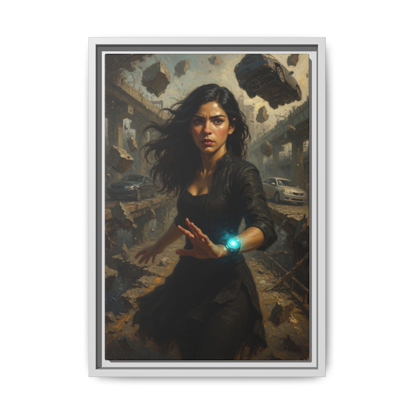 Reality 2256 – The Fracture | Framed Canvas