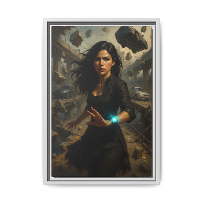 Reality 2256 – The Fracture | Framed Canvas