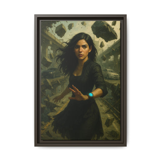 Reality 2256: The Fracture – Framed Canvas