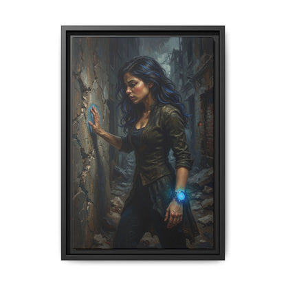 Reality 2256 – Echoes In The Stone | Framed Canvas