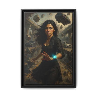 Reality 2256 – The Fracture | Framed Canvas
