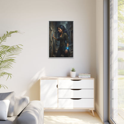 Reality 2256 – Echoes In The Stone | Framed Canvas